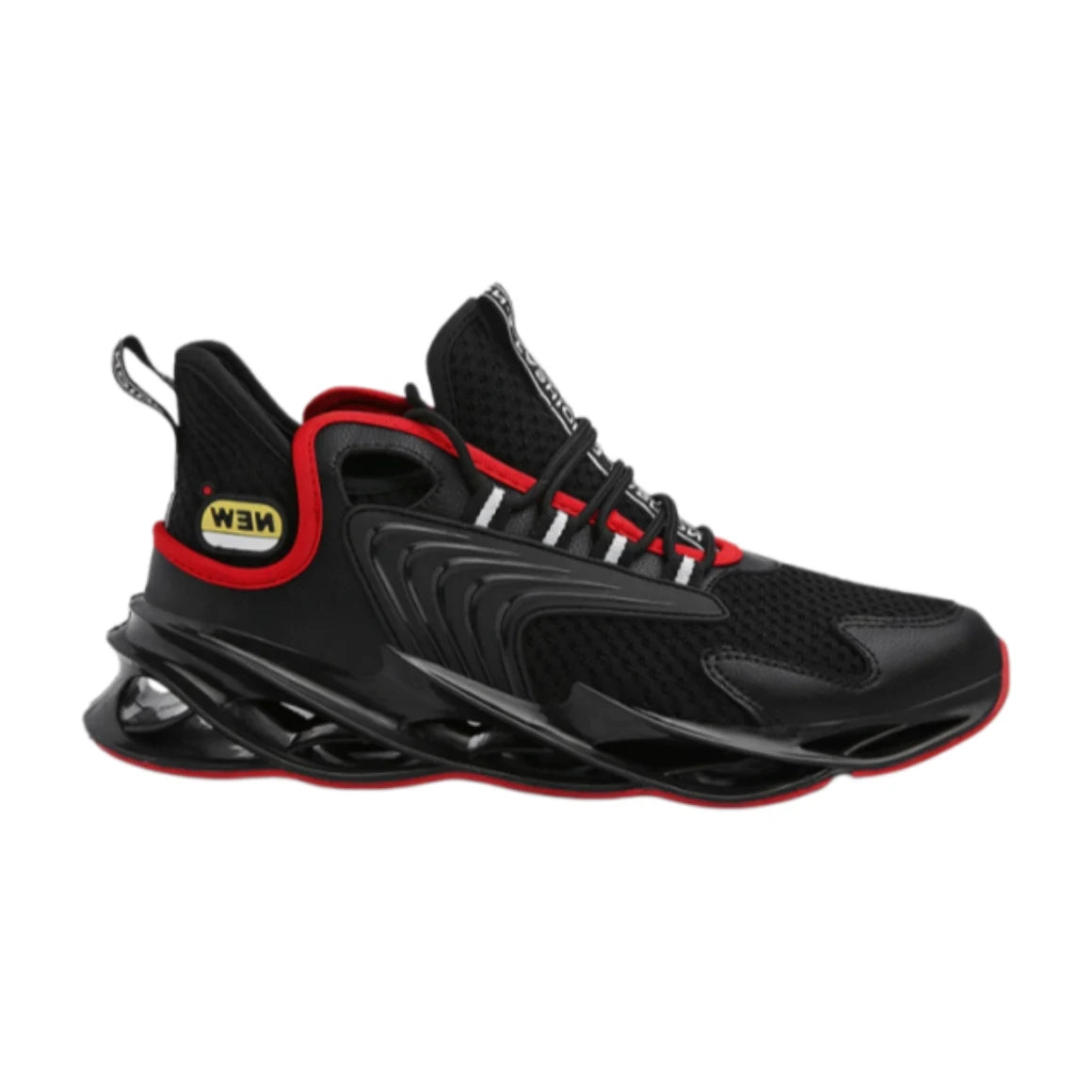 Men’s Black Red Blade Sneakers
