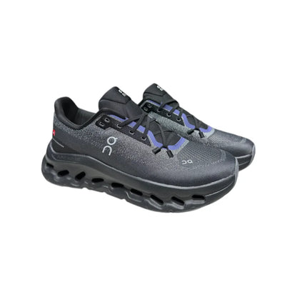 Cloud tilt Black Silver Blue Sneakers