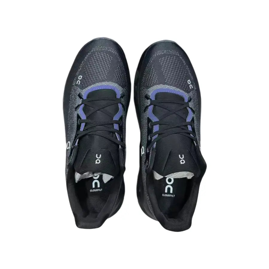 Cloud tilt Black Silver Blue Sneakers